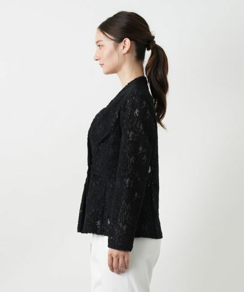 Leilian / レリアン テーラードジャケット | ノーカラージャケット | 詳細8