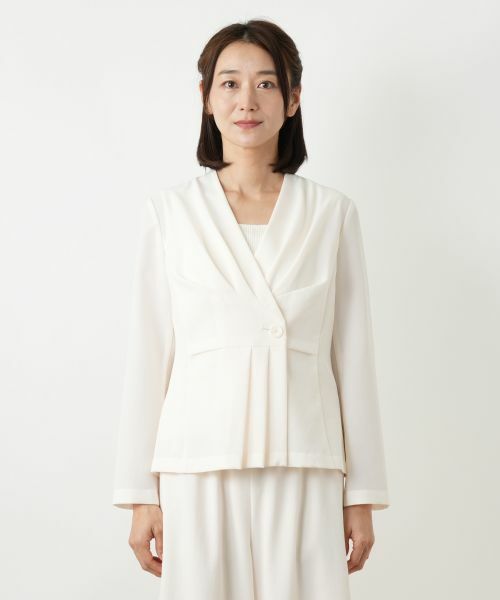 Leilian / レリアン テーラードジャケット | ノーカラージャケット | 詳細7
