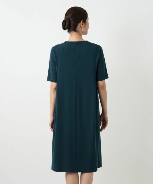 Leilian / レリアン ドレス | 洗えるVネックフレアワンピース【Leilian WHITE LABEL】 | 詳細12