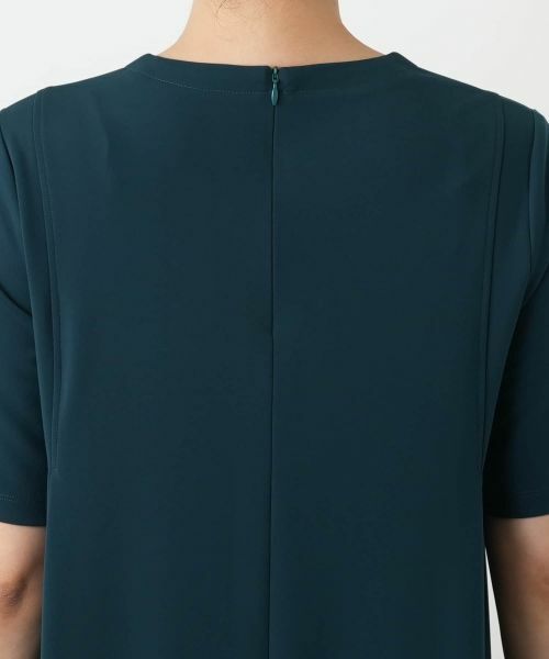 Leilian / レリアン ドレス | 洗えるVネックフレアワンピース【Leilian WHITE LABEL】 | 詳細14