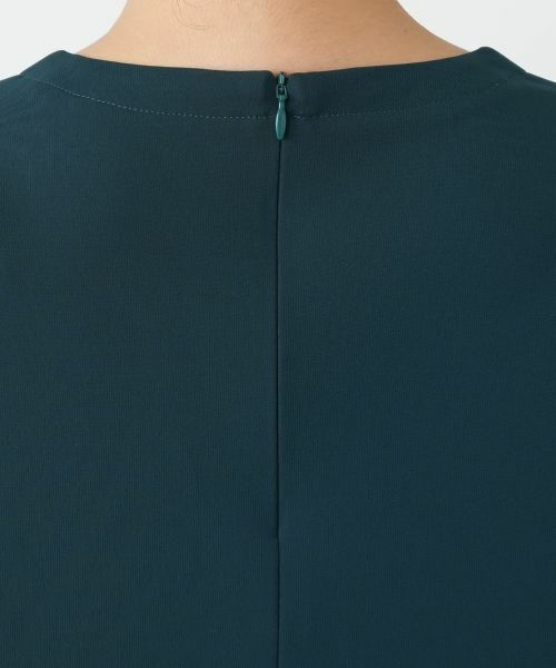 Leilian / レリアン ドレス | 洗えるVネックフレアワンピース【Leilian WHITE LABEL】 | 詳細15
