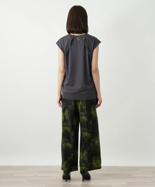 Leilian / レリアン カットソー | フレンチスリーブカットソー【Leilian WHITE LABEL】 | 詳細3