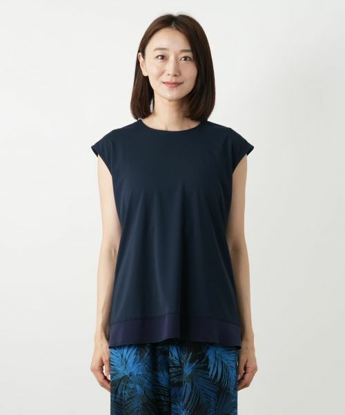 Leilian / レリアン カットソー | フレンチスリーブカットソー【Leilian WHITE LABEL】 | 詳細7