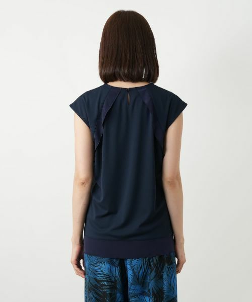 Leilian / レリアン カットソー | フレンチスリーブカットソー【Leilian WHITE LABEL】 | 詳細9