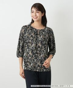 23AW美品　13.2万　レリアン　ホワイトレーベル　9号 チェックバンドカラーブラウス【Leilian WHITE LABEL】|レリアン