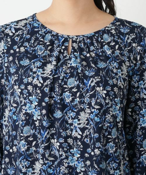 Leilian / レリアン カットソー | プリントフレアブラウス【Leilian WHITE LABEL】 | 詳細13