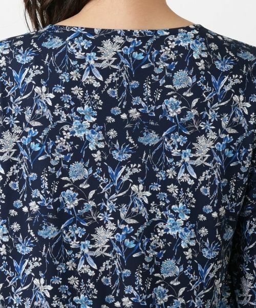 Leilian / レリアン カットソー | プリントフレアブラウス【Leilian WHITE LABEL】 | 詳細14