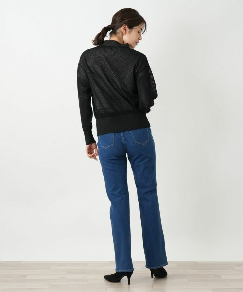 Leilian / レリアン カーディガン・ボレロ | ジップカーディガン【Leilian WHITE LABEL】 | 詳細18