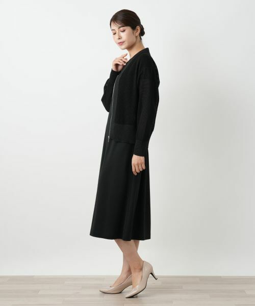 Leilian / レリアン カーディガン・ボレロ | ジップカーディガン【Leilian WHITE LABEL】 | 詳細2