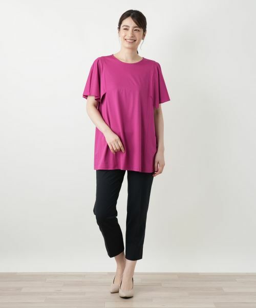 Leilian / レリアン カットソー | フレアカットソー【Leilian WHITE LABEL】 | 詳細4