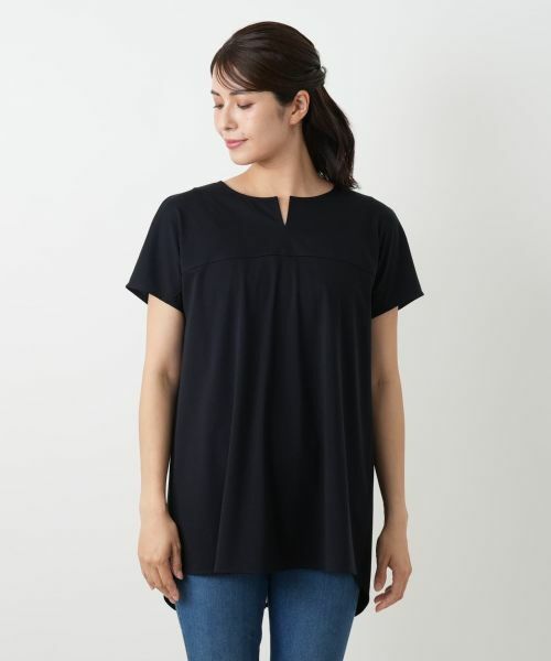 Leilian / レリアン シャツ・ブラウス | バック切替キーネックブラウス | 詳細10