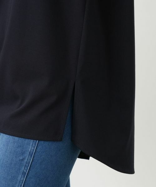 Leilian / レリアン シャツ・ブラウス | バック切替キーネックブラウス | 詳細17