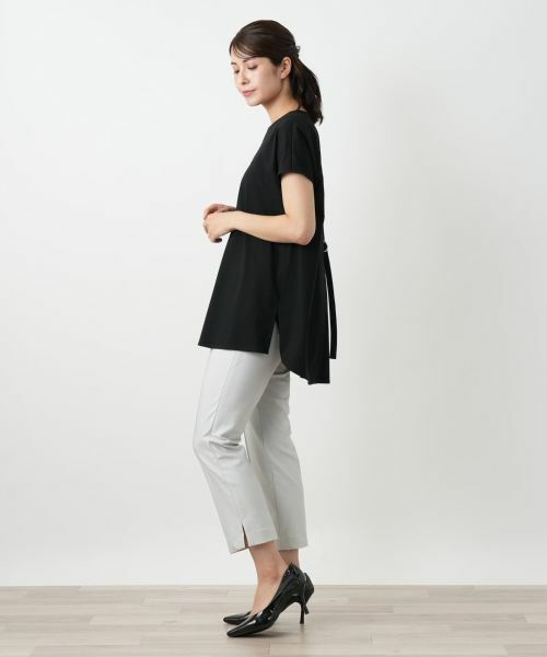 Leilian / レリアン シャツ・ブラウス | バック切替キーネックブラウス | 詳細5