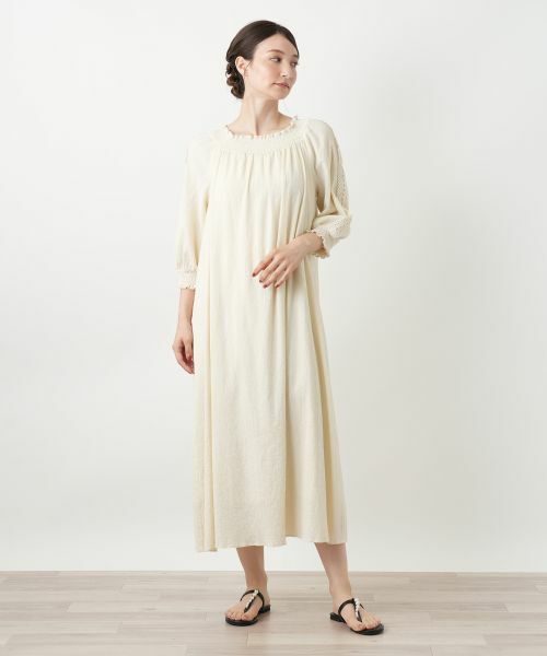 ギャザーワンピース （ドレス）｜Leilian / レリアン