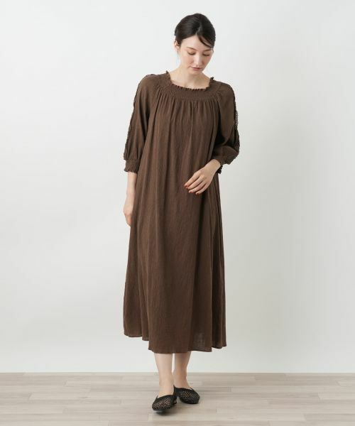 Leilian / レリアン ドレス | ギャザーワンピース | 詳細5