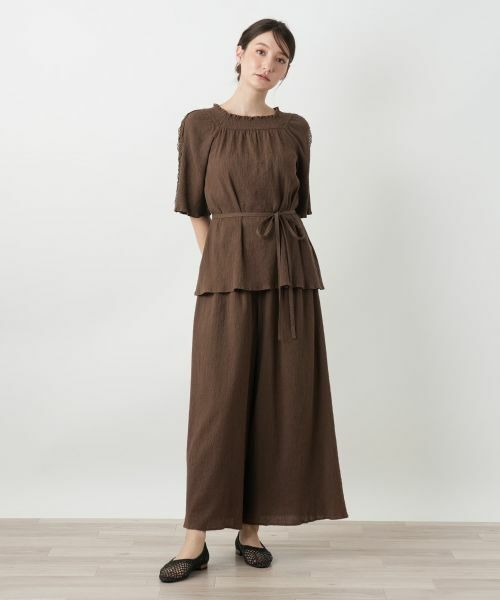 Leilian / レリアン その他パンツ | ワイドパンツ | 詳細1