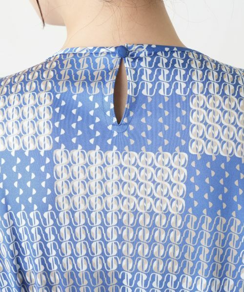 Leilian / レリアン ドレス | 幾何学柄フレアワンピース【ROCHAS Premiere】 | 詳細13