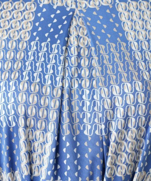 Leilian / レリアン ドレス | 幾何学柄フレアワンピース【ROCHAS Premiere】 | 詳細18