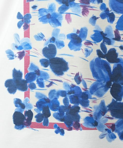 Leilian / レリアン Tシャツ | プリントカットソー【ROCHAS Premiere】 | 詳細11