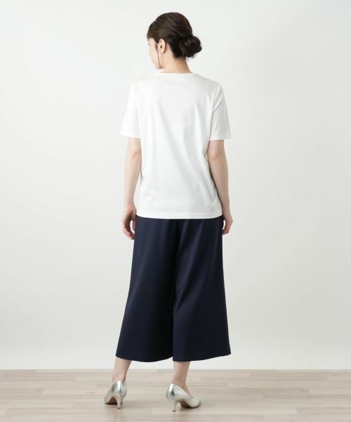 Leilian / レリアン Tシャツ | プリントカットソー【ROCHAS Premiere】 | 詳細3