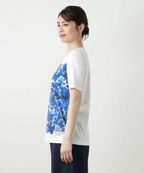 Leilian / レリアン Tシャツ | プリントカットソー【ROCHAS Premiere】 | 詳細5
