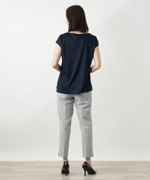 Leilian / レリアン シャツ・ブラウス | プリント切替ブラウス【ROCHAS Premiere】 | 詳細3