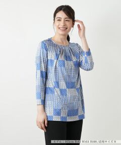 Leilian / レリアン カットソー | プリントカットソー【ROCHAS Premiere】