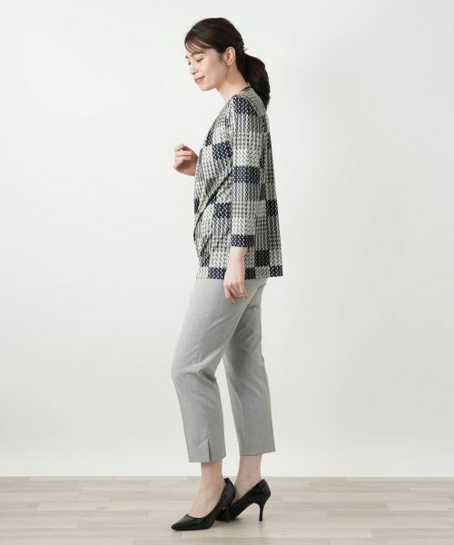 Leilian / レリアン カットソー | プリントカットソー【ROCHAS Premiere】 | 詳細2