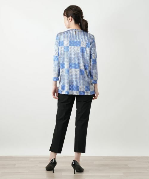 Leilian / レリアン カットソー | プリントカットソー【ROCHAS Premiere】 | 詳細6