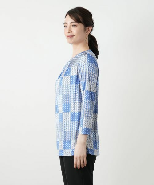 Leilian / レリアン カットソー | プリントカットソー【ROCHAS Premiere】 | 詳細8