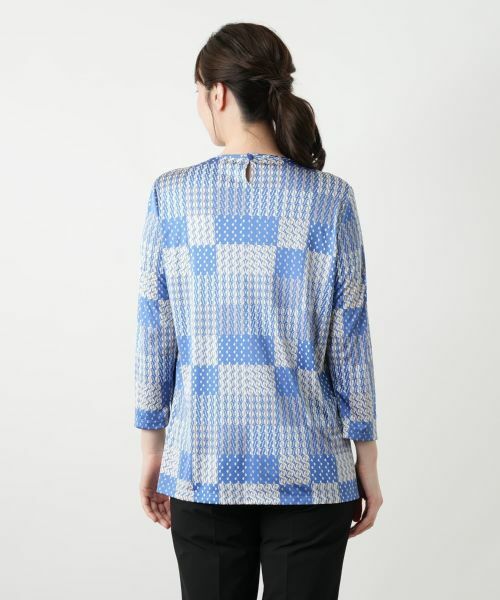 Leilian / レリアン カットソー | プリントカットソー【ROCHAS Premiere】 | 詳細9