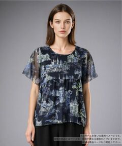 Leilian / レリアン シャツ・ブラウス | プリントブラウス