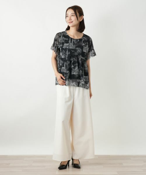 Leilian / レリアン シャツ・ブラウス | プリントブラウス | 詳細4