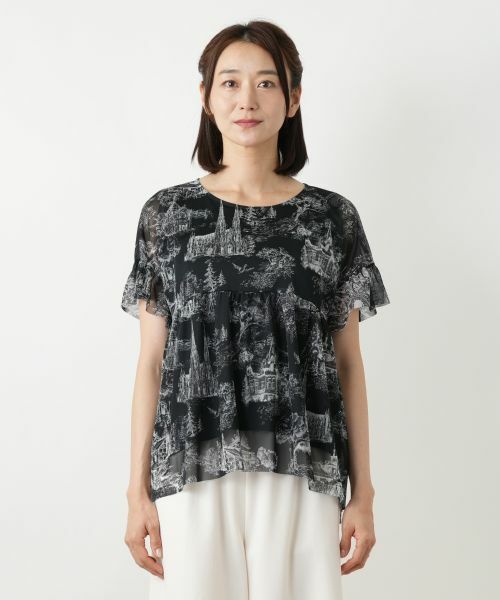 Leilian / レリアン シャツ・ブラウス | プリントブラウス | 詳細7