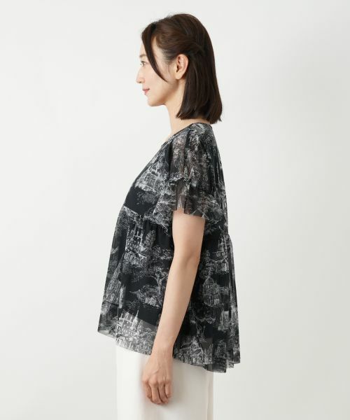 Leilian / レリアン シャツ・ブラウス | プリントブラウス | 詳細8