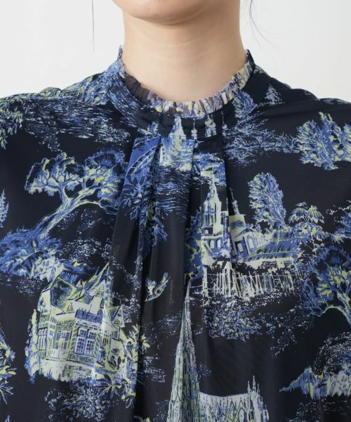 Leilian / レリアン ドレス | プリントフレアワンピース | 詳細10