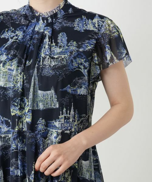 Leilian / レリアン ドレス | プリントフレアワンピース | 詳細12