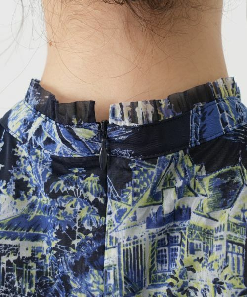 Leilian / レリアン ドレス | プリントフレアワンピース | 詳細14