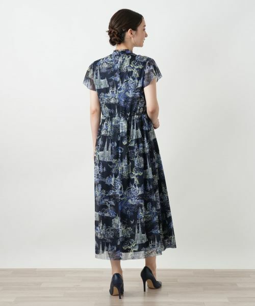 Leilian / レリアン ドレス | プリントフレアワンピース | 詳細6