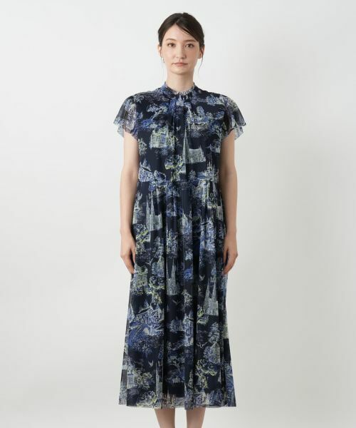 Leilian / レリアン ドレス | プリントフレアワンピース | 詳細7