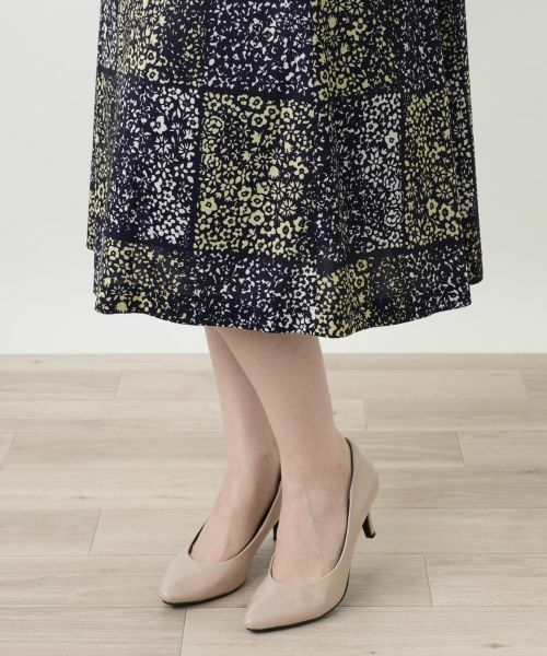 Leilian / レリアン ドレス | プリントボウタイワンピース【ROCHAS Premiere】 | 詳細11