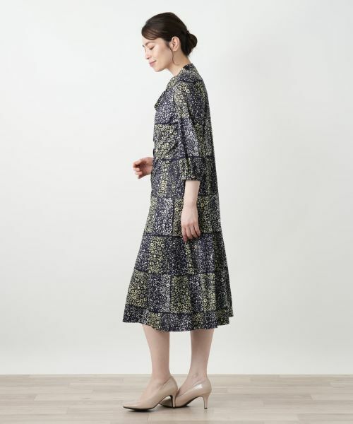 Leilian / レリアン ドレス | プリントボウタイワンピース【ROCHAS Premiere】 | 詳細2