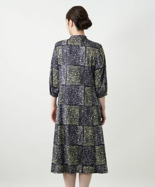 Leilian / レリアン ドレス | プリントボウタイワンピース【ROCHAS Premiere】 | 詳細6