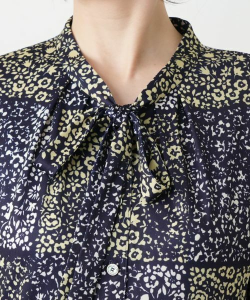 Leilian / レリアン ドレス | プリントボウタイワンピース【ROCHAS Premiere】 | 詳細7