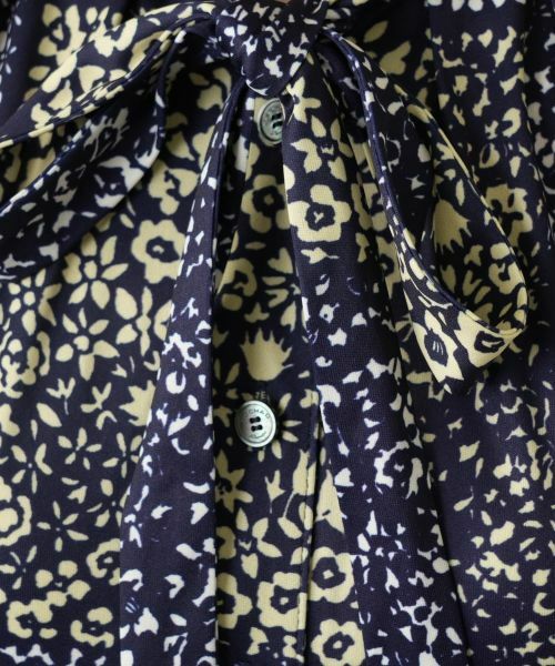 Leilian / レリアン ドレス | プリントボウタイワンピース【ROCHAS Premiere】 | 詳細9