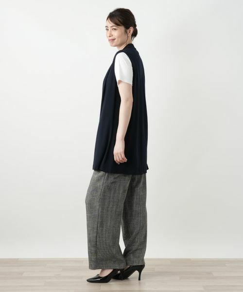 Leilian / レリアン テーラードジャケット | ロングベスト【ROCHAS Premiere】 | 詳細2