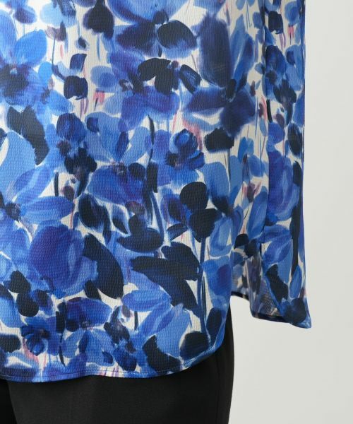 Leilian / レリアン シャツ・ブラウス | プリントブラウス【ROCHAS Premiere】 | 詳細10