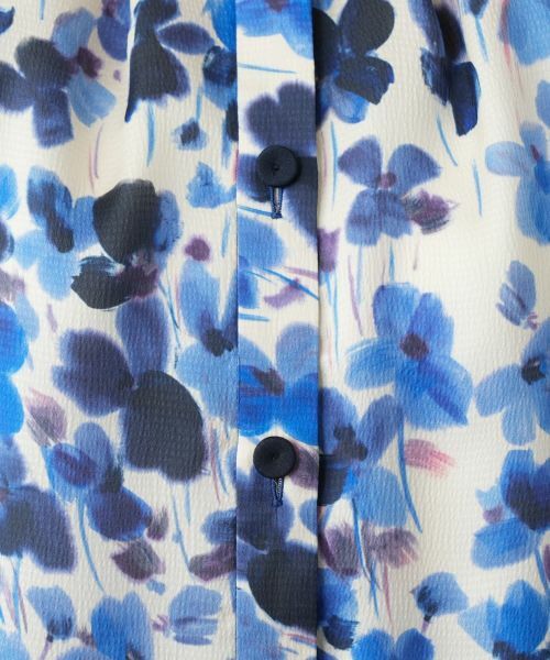 Leilian / レリアン シャツ・ブラウス | プリントブラウス【ROCHAS Premiere】 | 詳細12