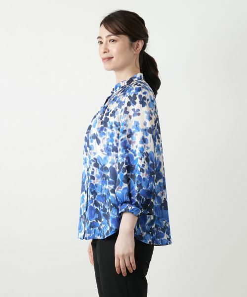 Leilian / レリアン シャツ・ブラウス | プリントブラウス【ROCHAS Premiere】 | 詳細5