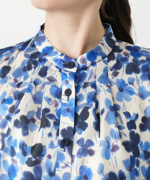 Leilian / レリアン シャツ・ブラウス | プリントブラウス【ROCHAS Premiere】 | 詳細7